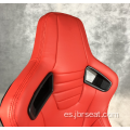 Asiento de carreras doble ajustable de PVC